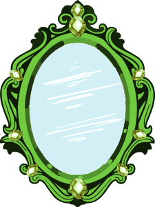Miroir de cristal
